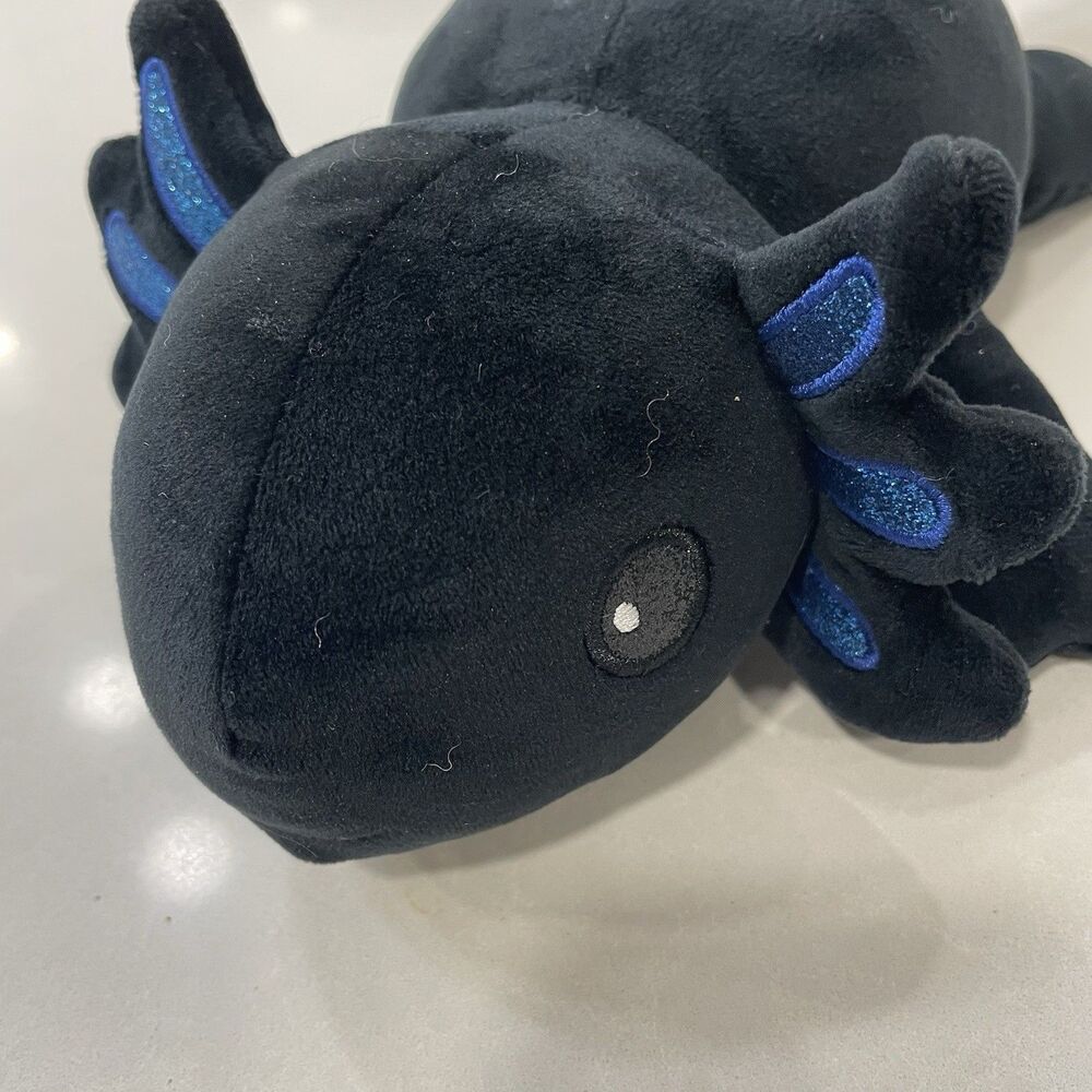 Axolotl Plush Fiesta Vernon Snugglies Cute Cuddly Black Stuffed Animal Toy 10.5"